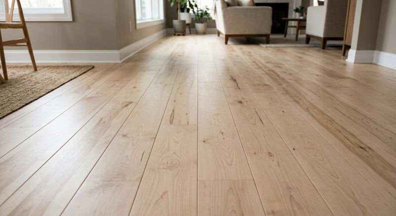 Birch Floor Installation in Calvert County, MD