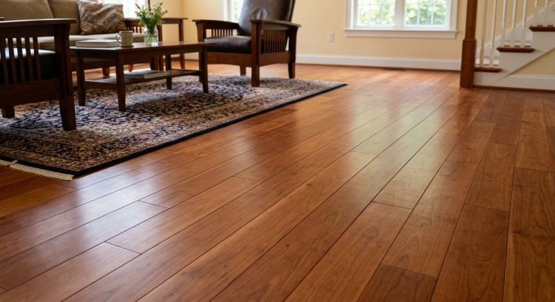 Cherry Floor Installation in Lusby, MD