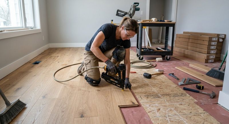 Hardwood Floor Installation in Hollywood, MD