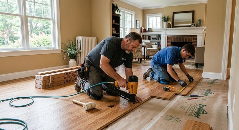 Hardwood Floor Installation in Huntingtown, MD