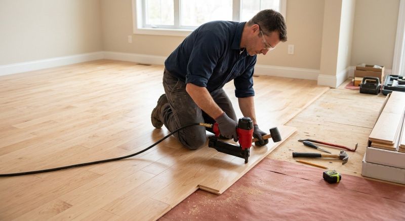 Maple Flooring Installation in California, MD