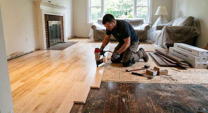 Maple Flooring Installation in Mechanicsville, MD