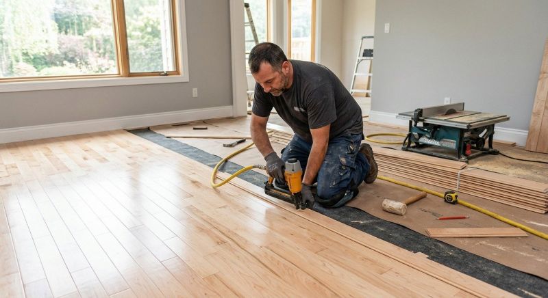 Maple Flooring Installation in Saint Leonard, MD
