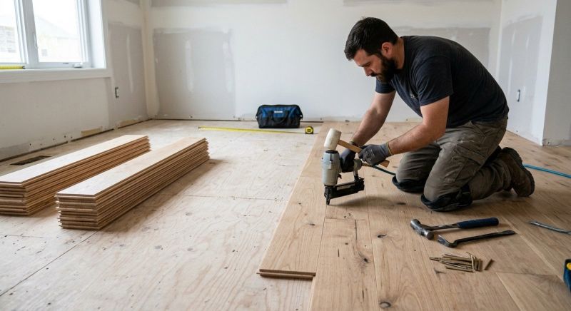 Oak Floor Installation in Cambridge, MD
