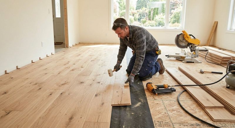 Oak Floor Installation in Dorchester County, MD
