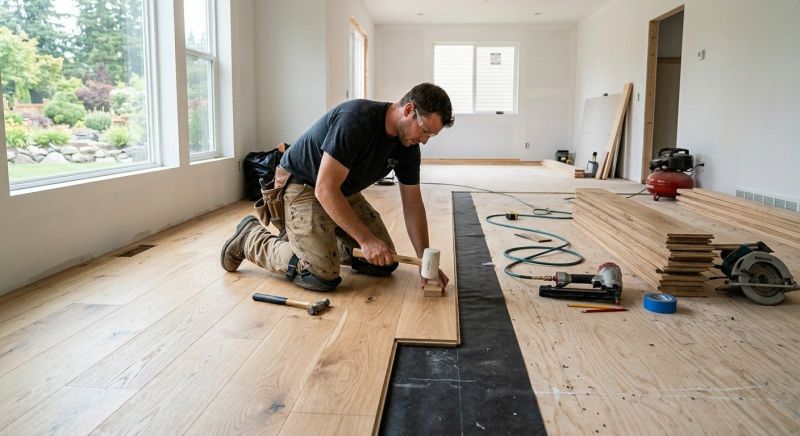 Oak Floor Installation in Great Mills, MD