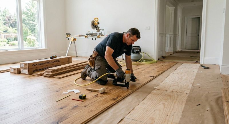 Oak Floor Installation in Great Mills, MD