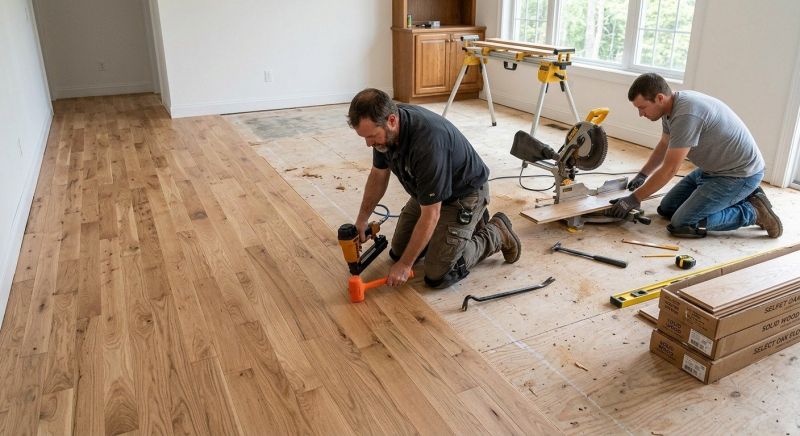 Oak Floor Installation in Saint Inigoes, MD