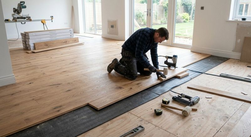 Oak Floor Installation in Saint Leonard, MD