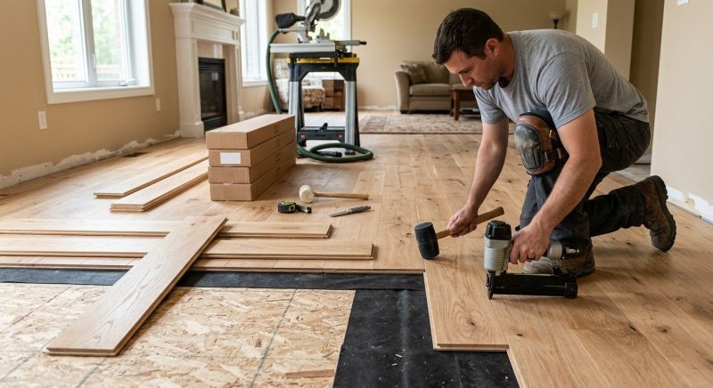 Oak Floor Installation in Saint Leonard, MD