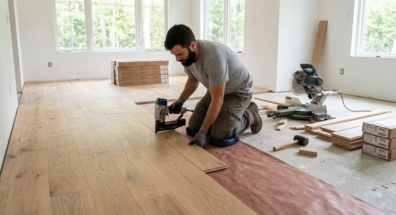 Oak Floor Replacement in Calvert County, MD