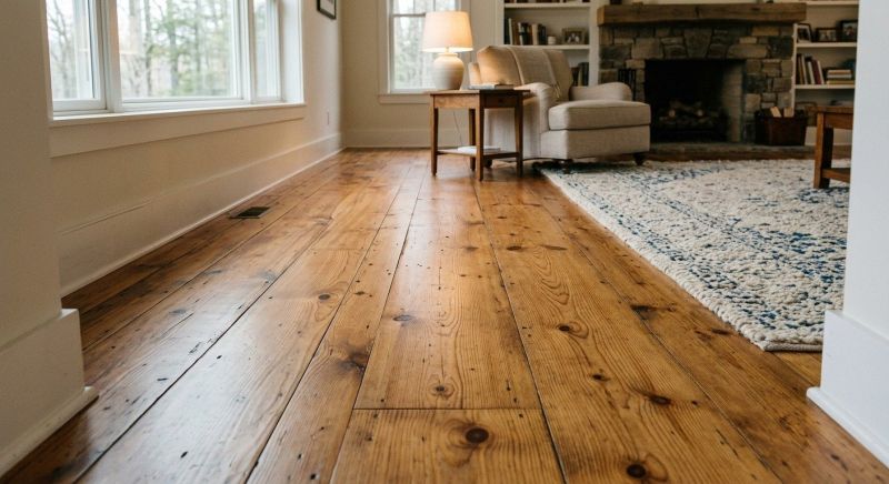 Pine Floor Installation in Calvert County, MD