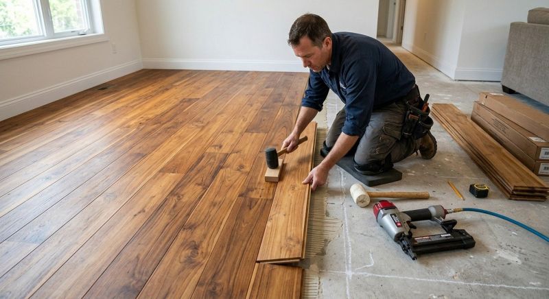 Teak Flooring Installation in Calvert County, MD