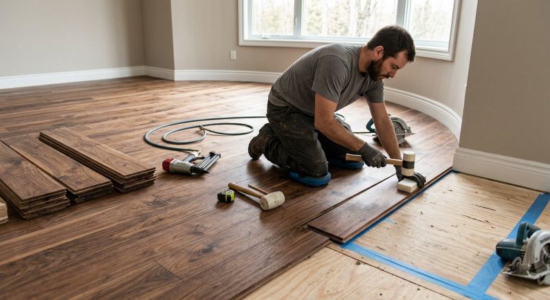 Walnut Flooring Installation in Calvert County, MD