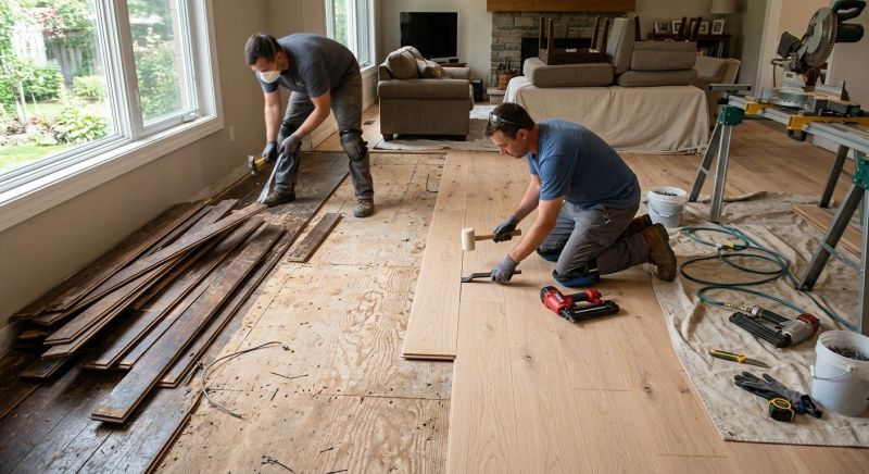 Wood Floor Replacement in Calvert County, MD